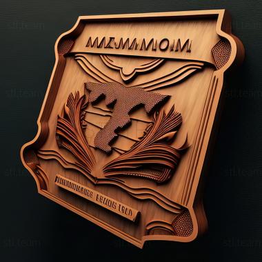 3D модель Мозамбик Республика Мозамбик (STL)